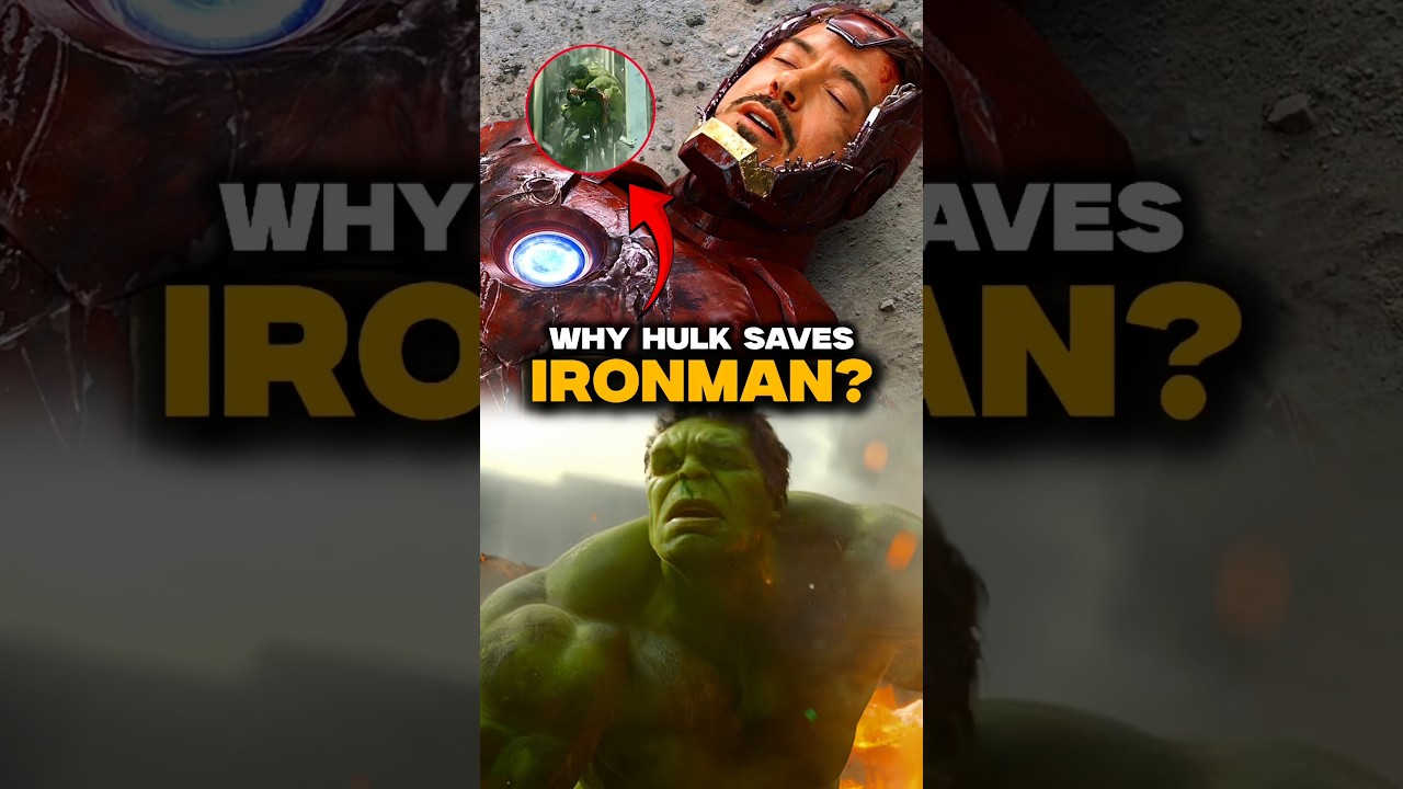 Why Hulk Really Saved Iron Man 😱 | Hidden MCU Detail Explained #hulk #ironman #thor #mcu #tonystark