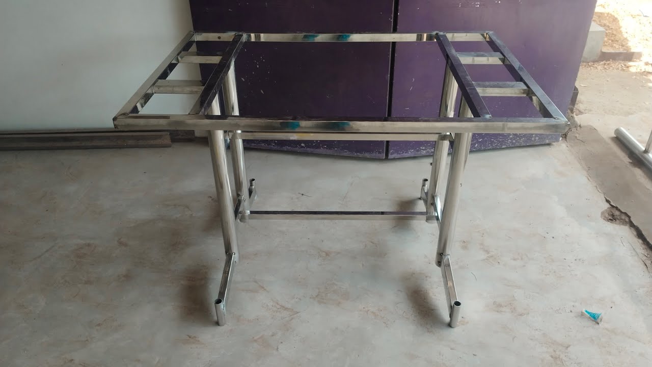 Dinning table | 304 grade stainless steel | making full video
