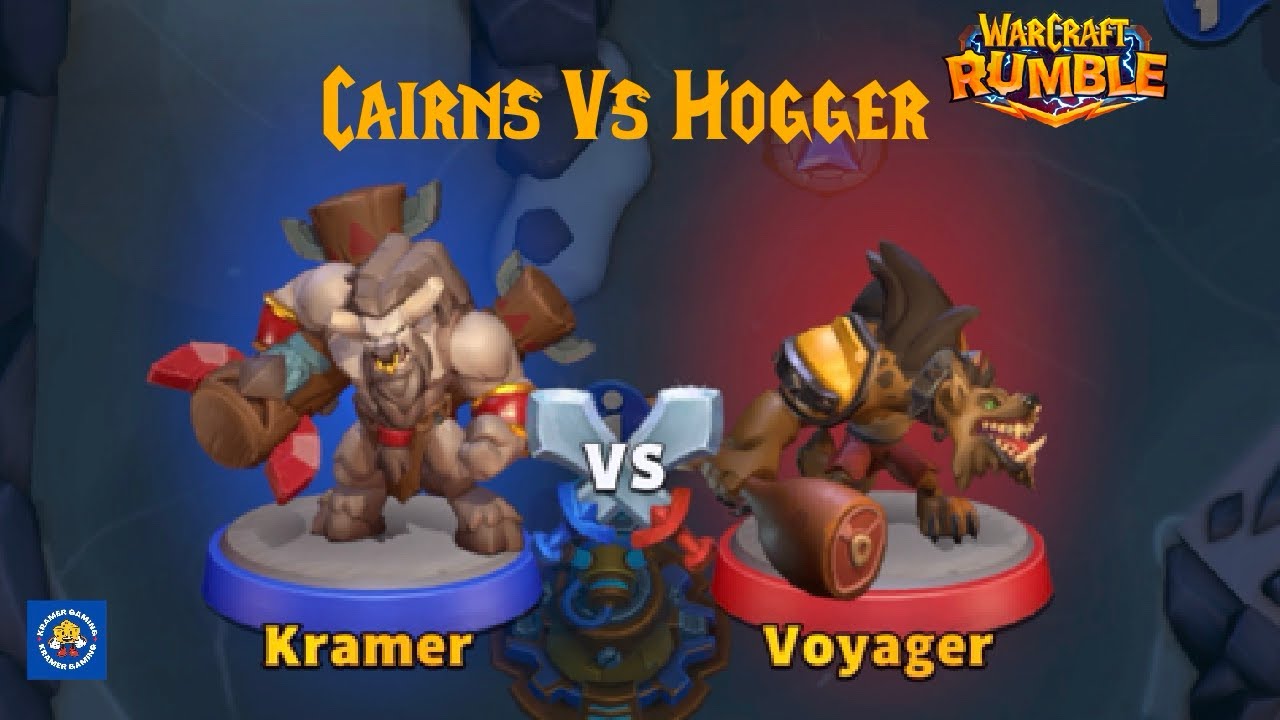 Warcraft Rumble Best Cairne Build | Cairne VS Hogger