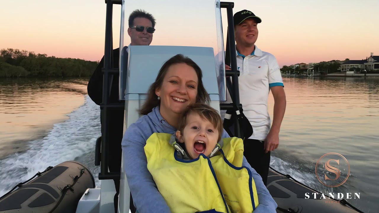 SEAir Flying Tender at SCIBS 2019 with Standen Marine