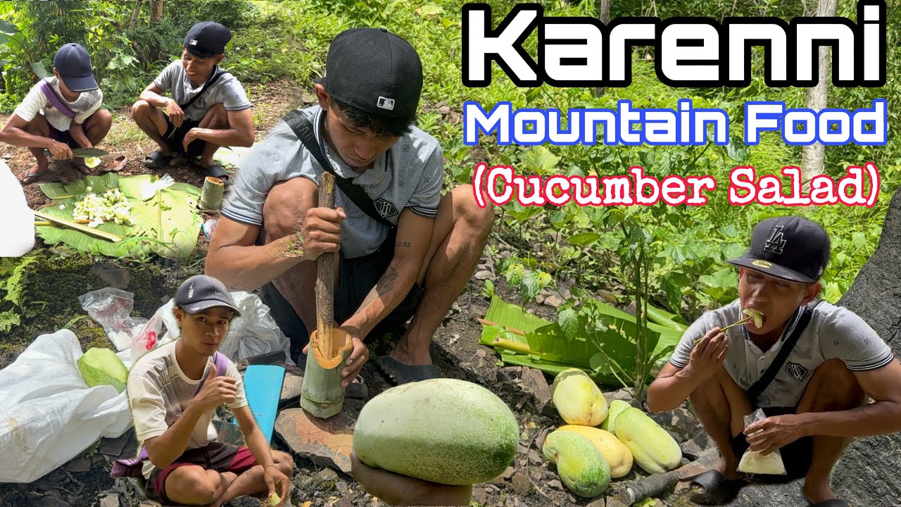 Eating Vlog: Karenni Mountain Food (Cucumber Salad) 2025