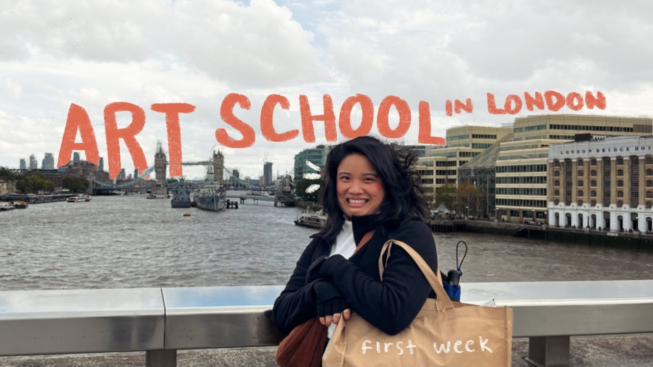 Art School Vlog ✸ first week of class, new friends, exploring London