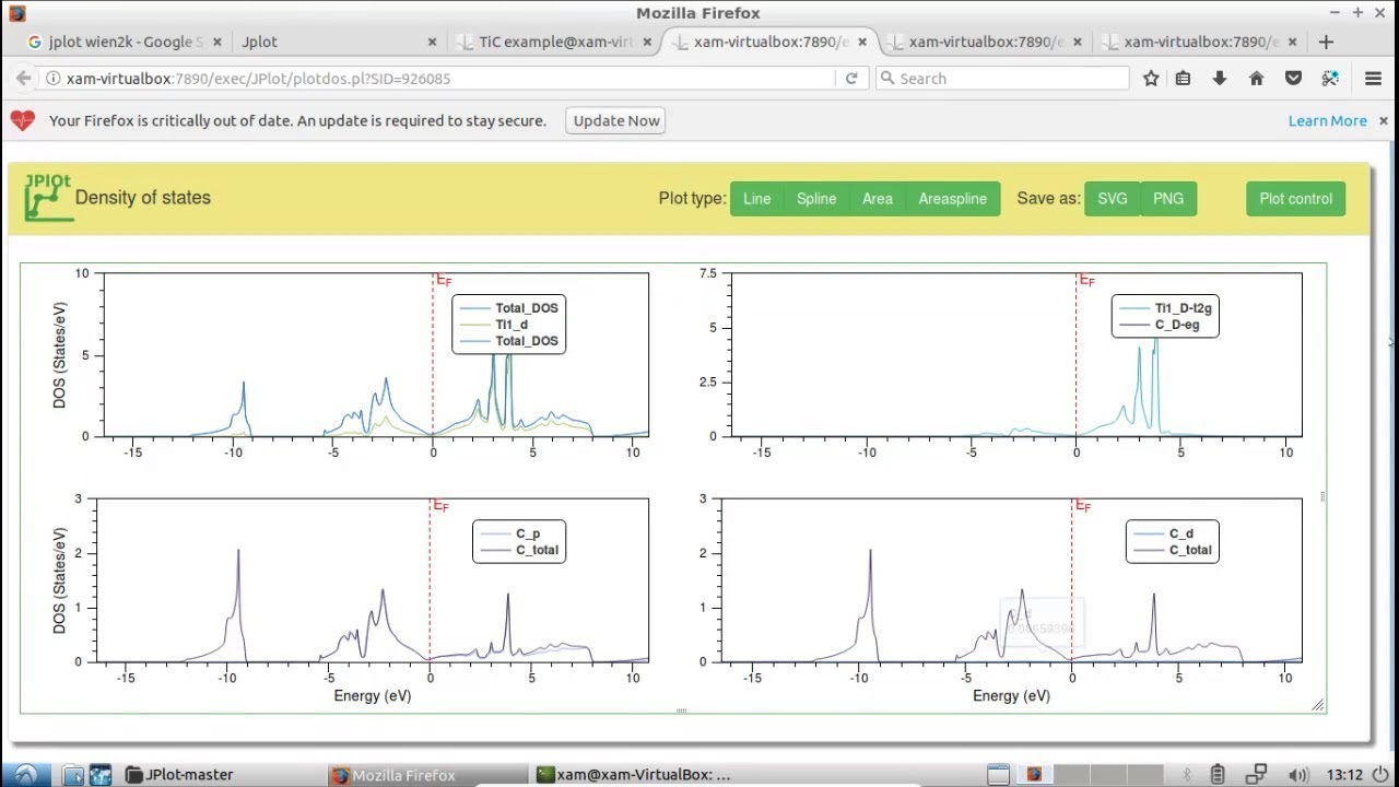 Install Jplot for ploting graphs in wien2k