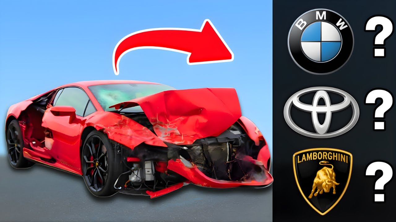 Guess The Wrecked Car From A Car Crash | CAR QUIZ CHALLENGE