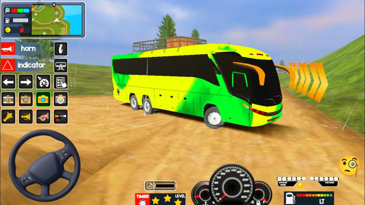Coach Bus SIMULATOR Indian 🇮🇳 Off Road Driving Bus Game Simulator 2026 Gameplay Video (Part 39) 