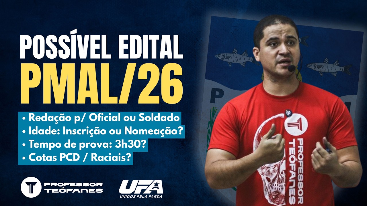 PMAL 2026: Redação para Soldado, Como Estudar, Cotas, Tempo de Prova e Tudo Sobre o Novo Edital