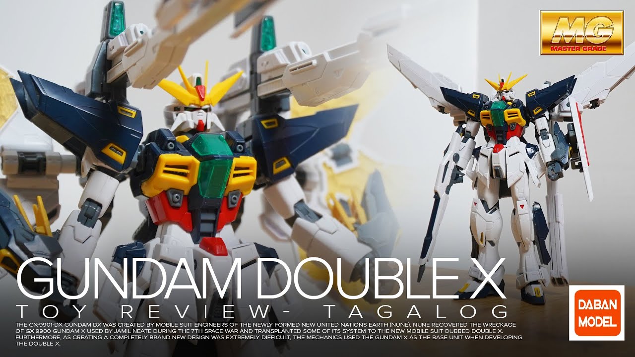 GUNDAM DOUBLE X MASTER GRADE BY DABAN - TOY REVIEW (TAGALOG)