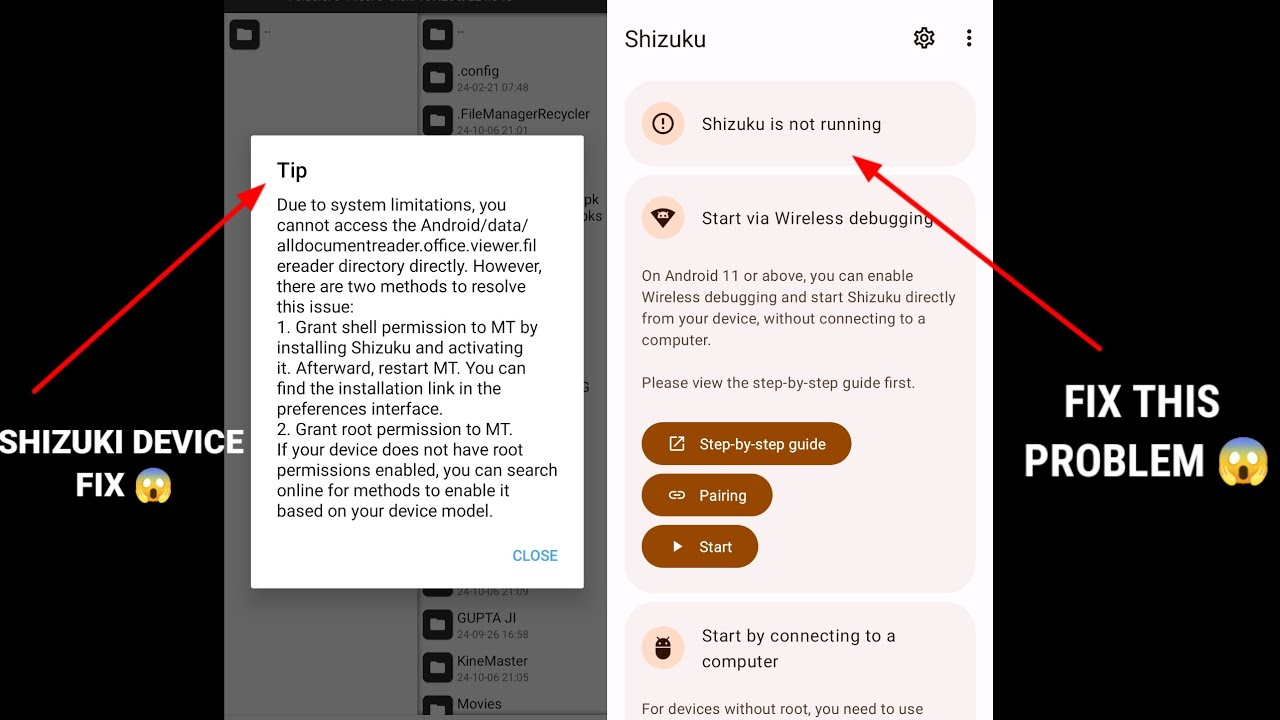 SHIZUKI DEVICE PROBLEM FIX | MT MANAGER SYSTEM LIMITATION FIX KAISE KAREN | Z ARCHERIVER FIX |