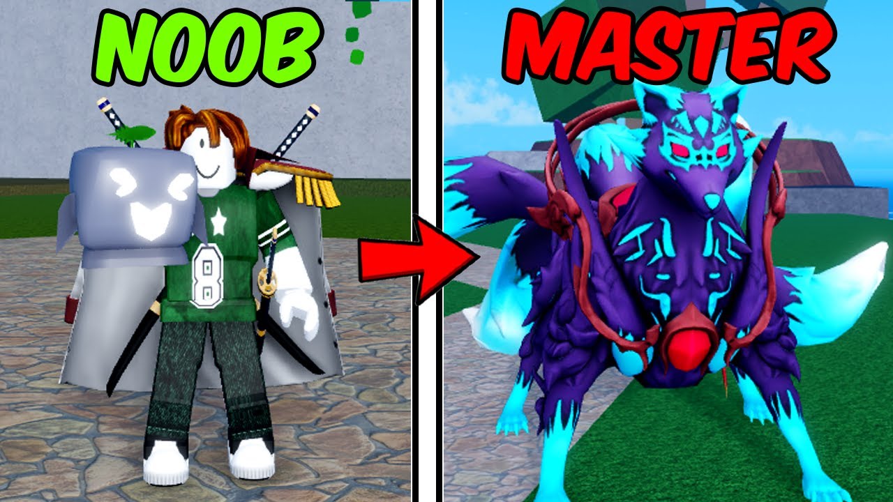 Noob to Max Level USING EVERY FRUIT in Blox Fruits Part 2