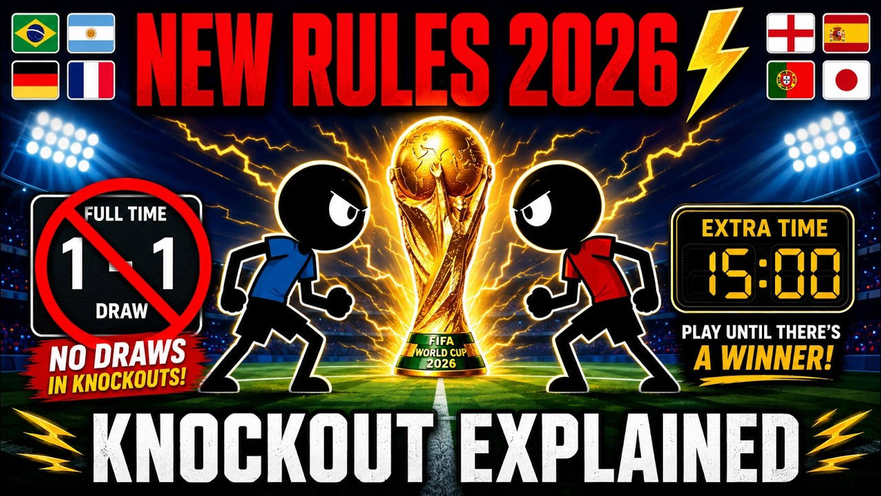 How Knockout Stage Works in World Cup 2026 | NEW RULES | FIFA World cup | The Football Analyst |FIFA