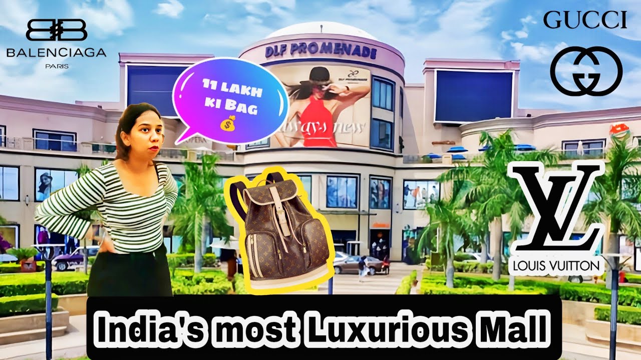 Shopping at India's Most Luxurious Mall | Shopping at LV, GUCCI, PRADA,Delhi Shopping.