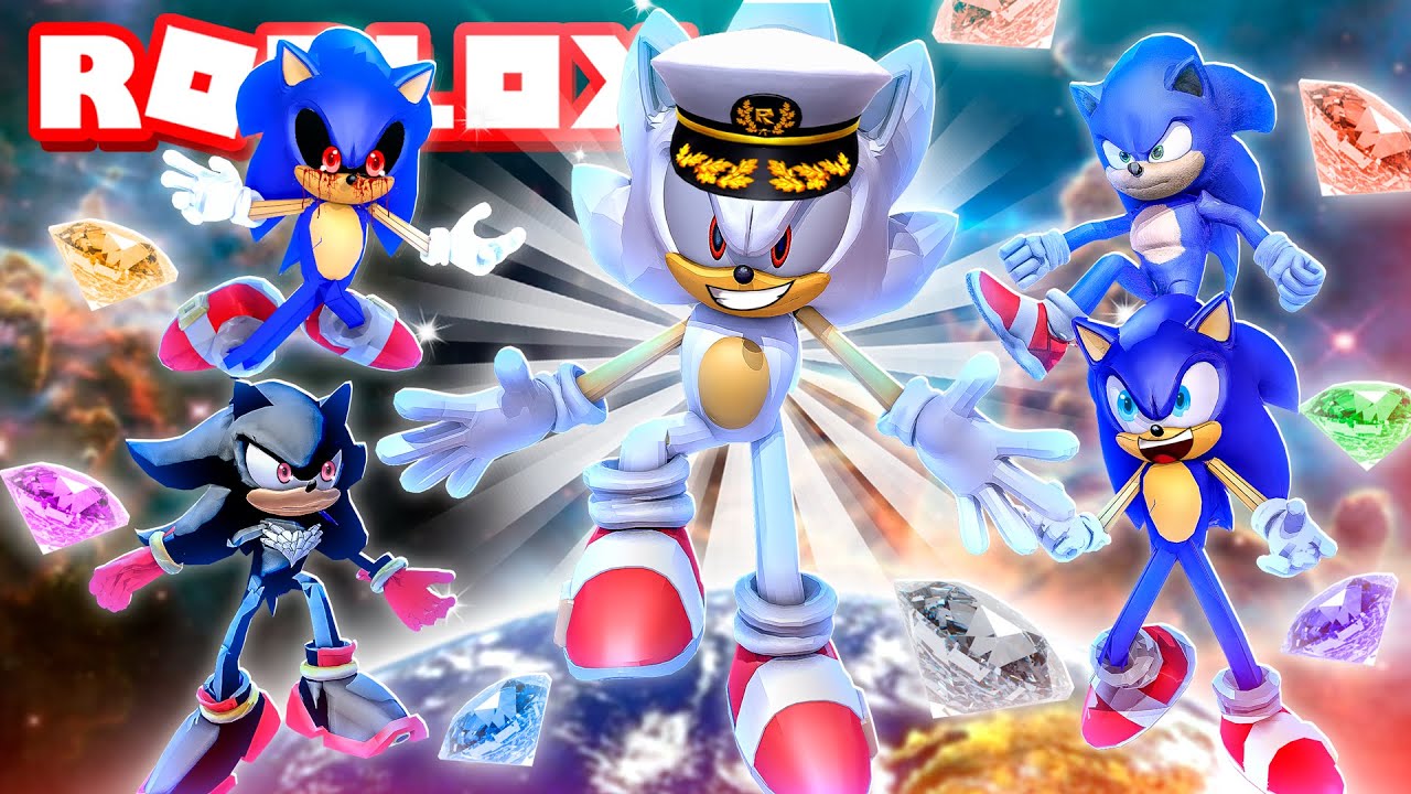 Playing the ULTIMATE SONIC games in ROBLOX