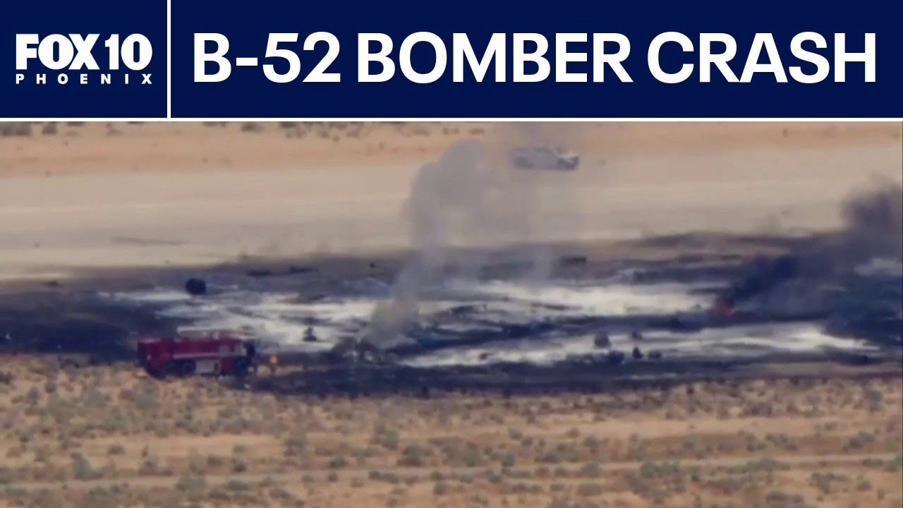 Бомбардировщик B-52 разбился на авиабазе Эдвардс: 8 погибших | FOX 10 Phoenix
