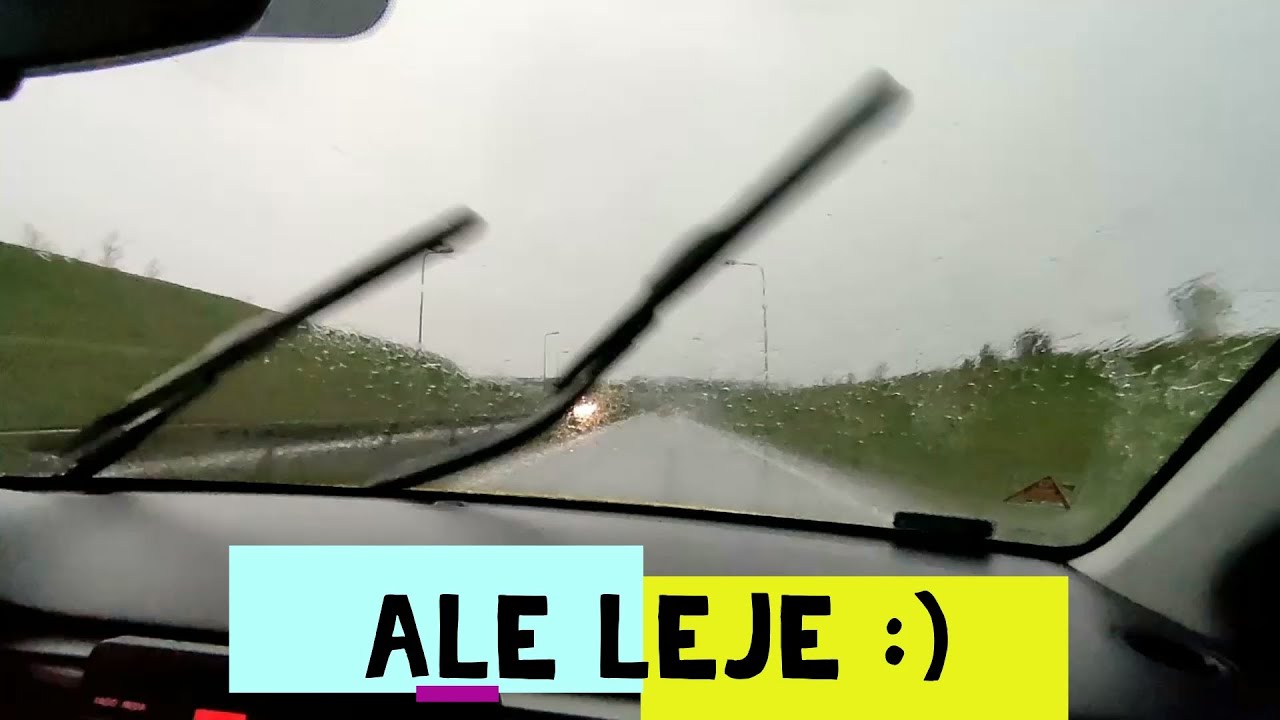 Szybki filmik o jeździe w deszczu :)