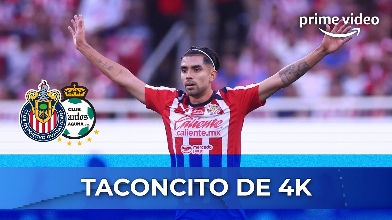🌮 Alta definición, pero fue 4K 🙂‍↕️ | GOLAZO DE MARÍN | CHIVAS 3-0 SANTOS | CL26