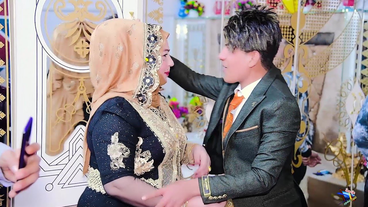 شوف ام العريس 🙈شكد فرحانه بعرس بنه حفل ❤زفاف جهاد علي