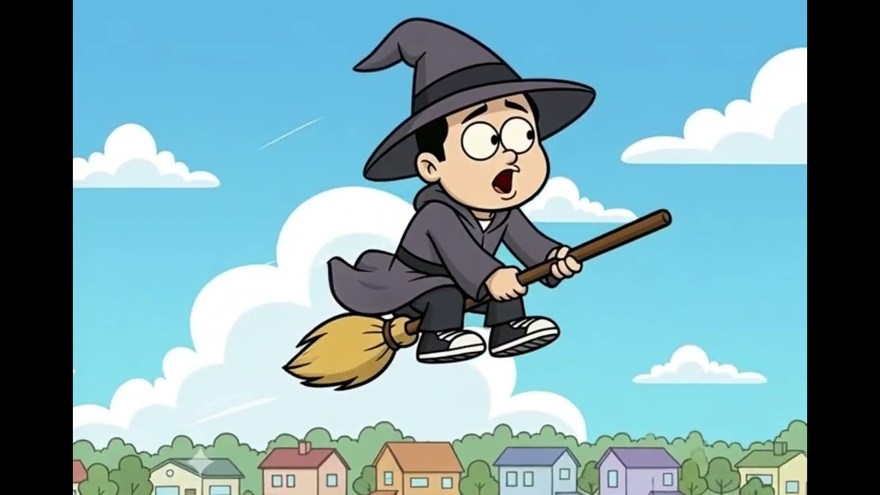 How to Fly a Broomstick (The WRONG Way) 🧹 | Animated Comedy Tutorial