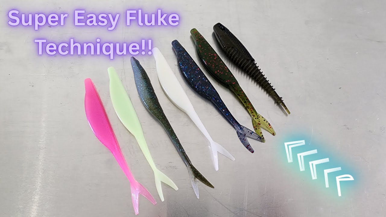 Super Easy Fluke Technique! | My Favorite way to rig the DFT Twitchin' Fluke!