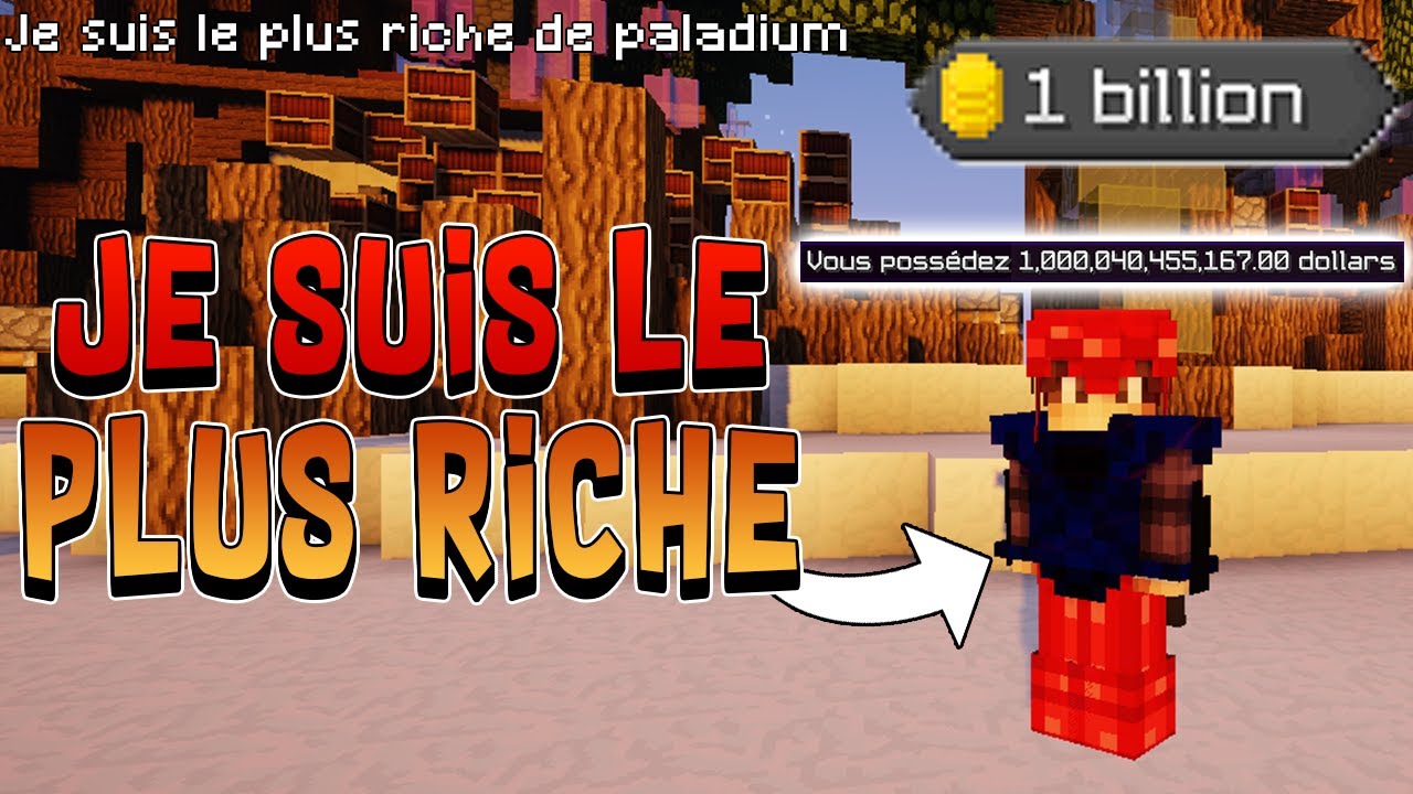J'AI RE&Ccedil;U 1 BILLION DE MONEY ! Paladium V6