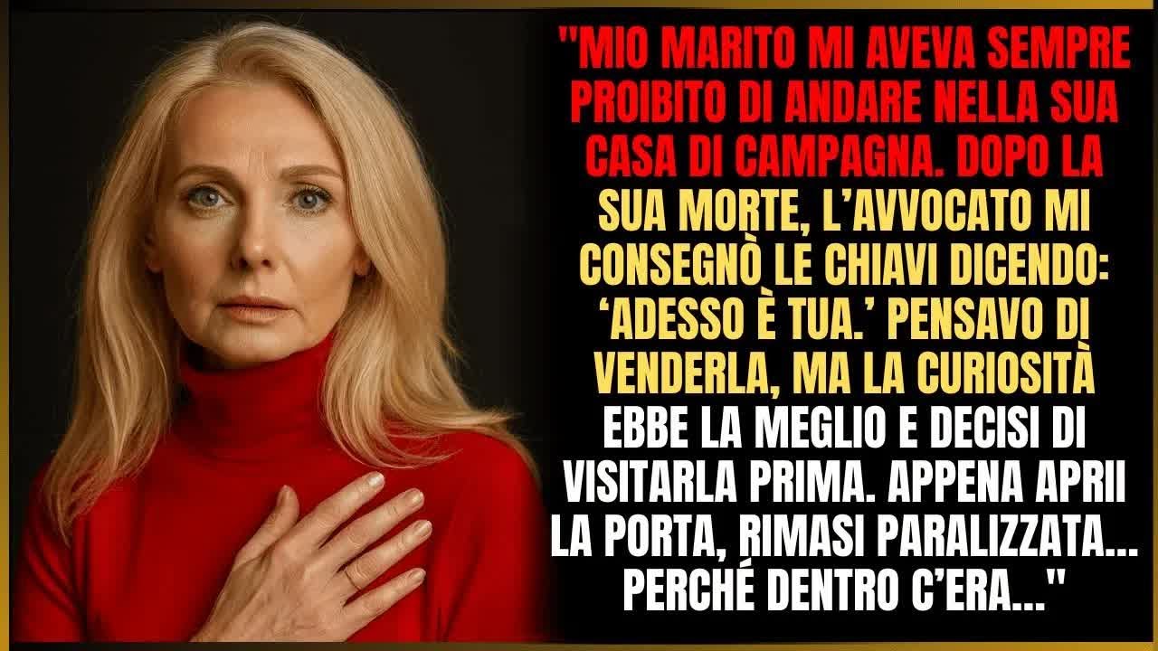 ＂Mio marito morì con un mistero, svelato solo quando entrai nella casa di campagna proibita ＂