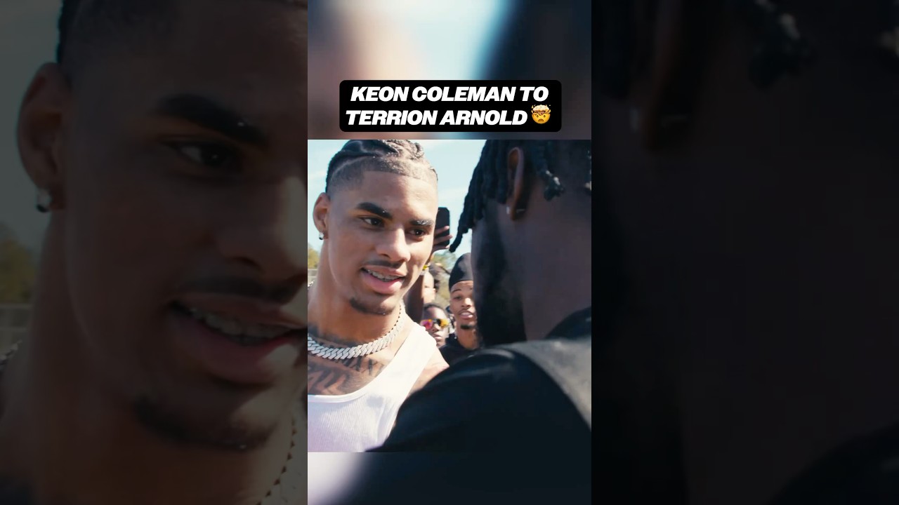 Terrion Arnold at WR + Keon Coleman at QB = Cheat Code 😳