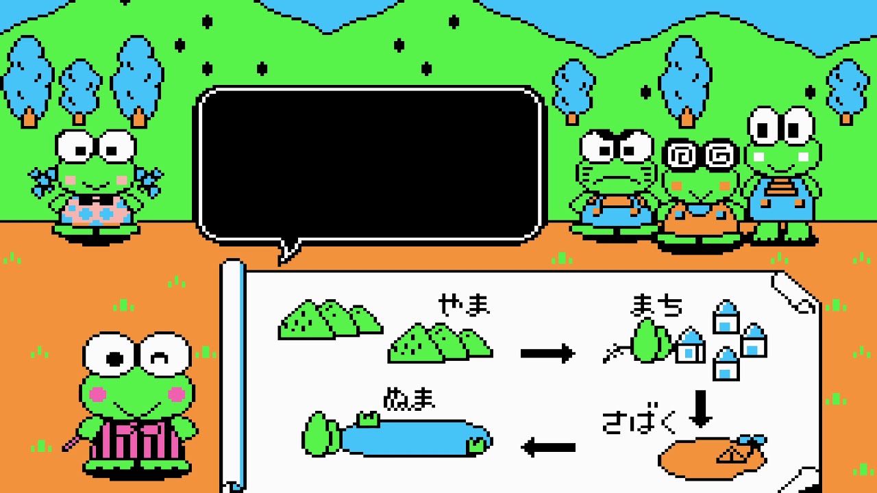 [TAS] NES Kero Kero Keroppi no Daibouken 2: Donuts Ike ha Oosawagi! by dart193 in 11:55.46