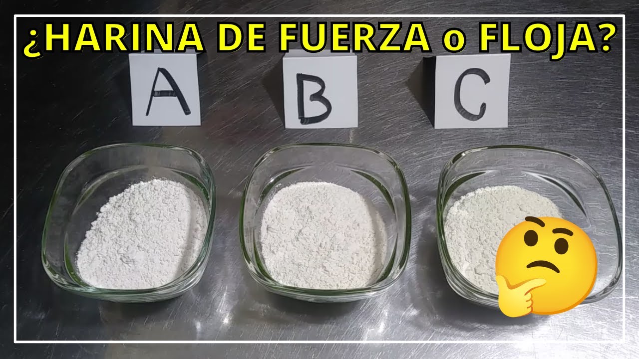 Descubre si tu harina tiene fuerza. 🤔🍞