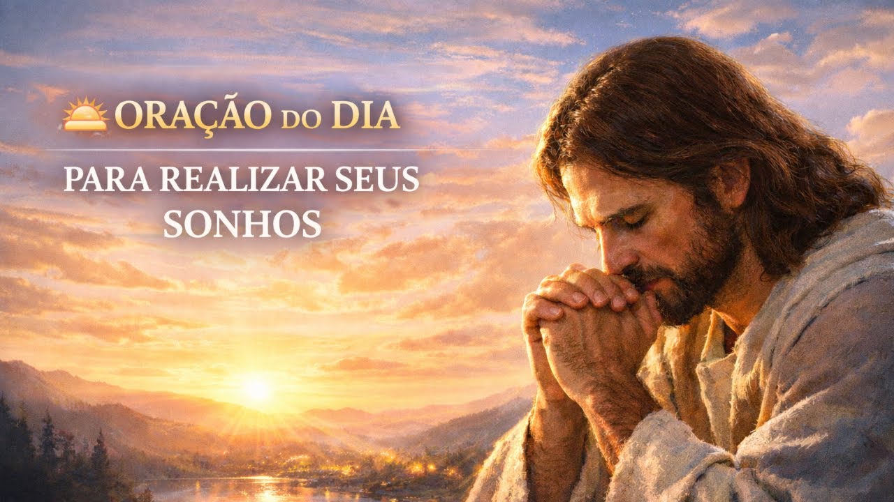 👉 ORAÇÃO DO DIA PARA REALIZAR SEUS SONHOS | Deus Vai Abrir Portas e Cumprir os Seus Propósitos 🙏✨