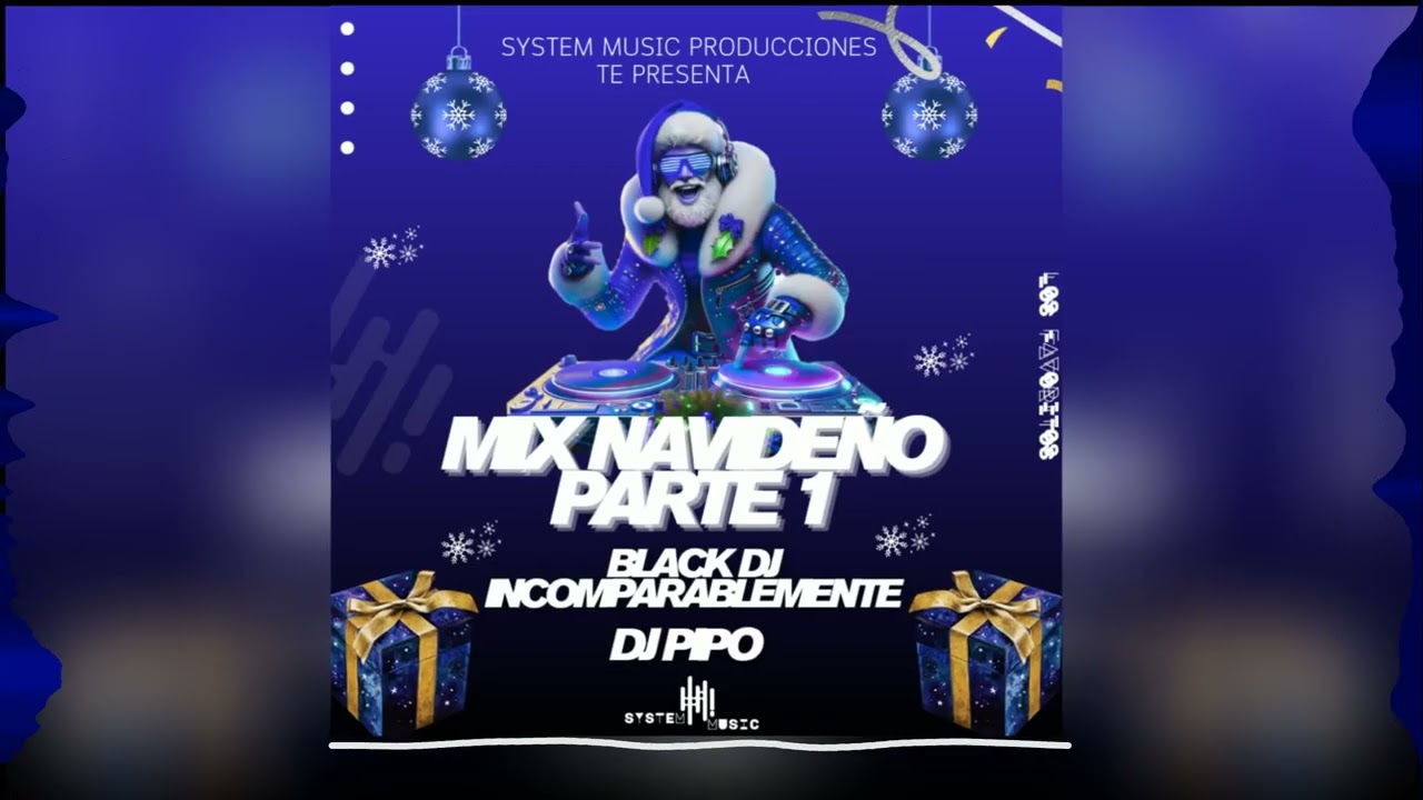 Mix Navideño Parte 1 Con Dj  Pipo Y Black Dj Incomparablemente_SMP