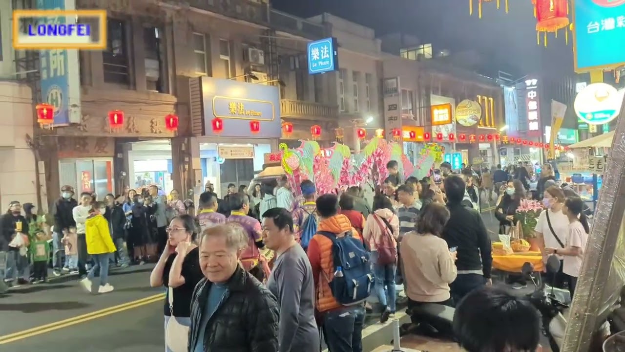 彰化鹿港閤港北方福德祠初五新春納綵迎財神過境鹿港三山國王廟、城隍廟入廟回宮