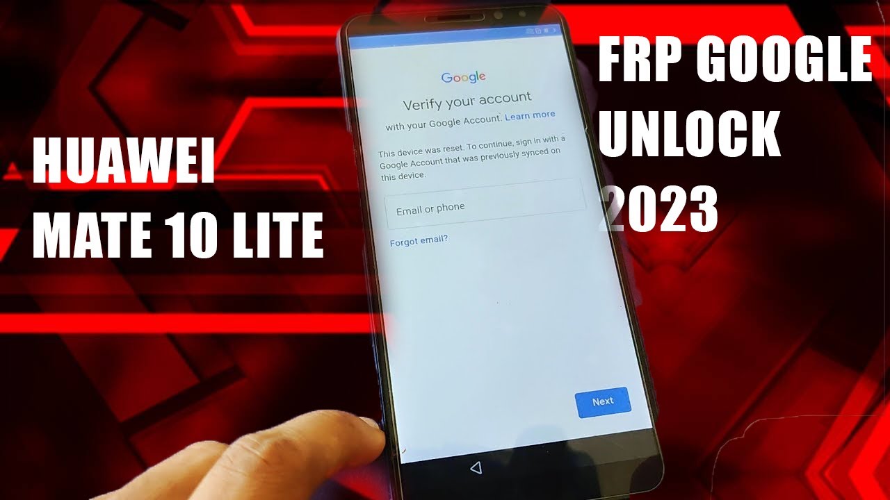 Huawei Mate 10 Lite RNE-L21 The Latest 2023 Remove FRP Lock Google bypass Unlock TUTORIAL 02/2023
