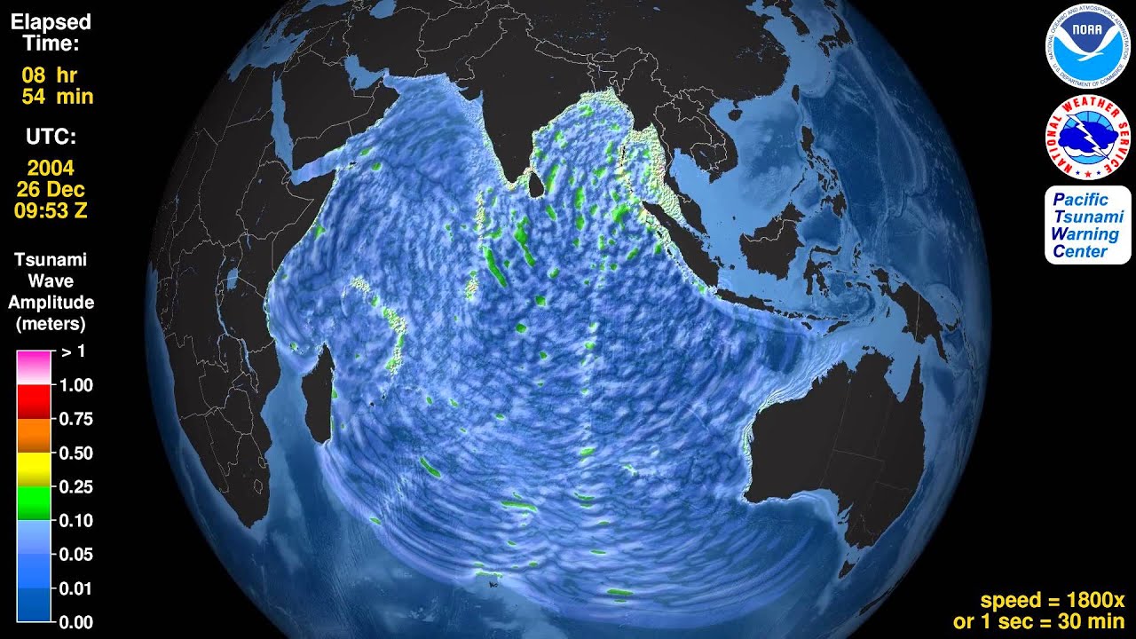 Tsunami Animation: Sumatra, 2004