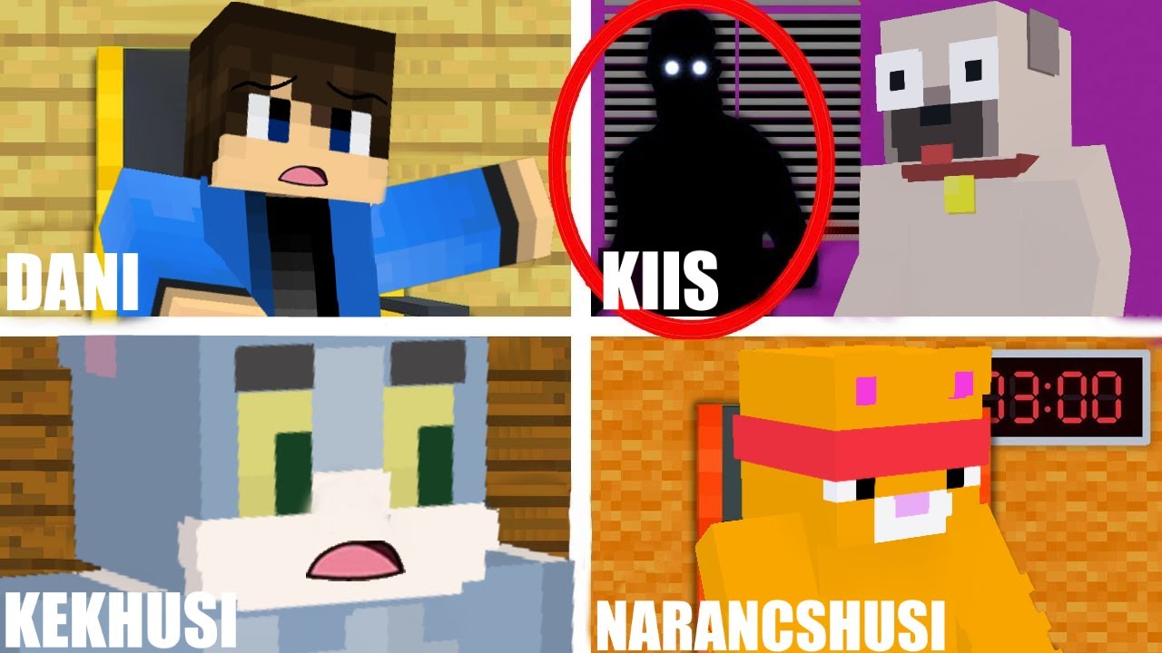 DANI ÉS KIIS VIDEÓ HÍVÁS HAJNALI 3 ÓRAKKOR A MINECRAFTBAN!