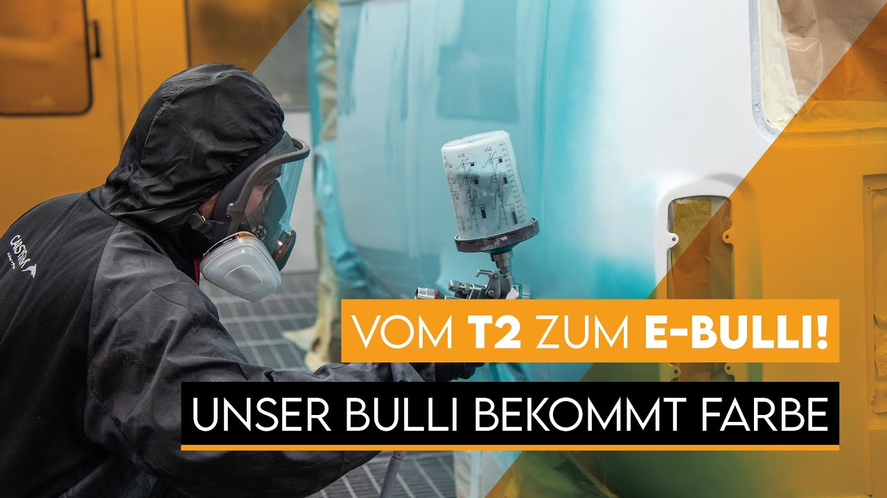 Der VW T2 Bus wird zum E-Bulli - Teil 3 Karosserie- und Lackarbeiten