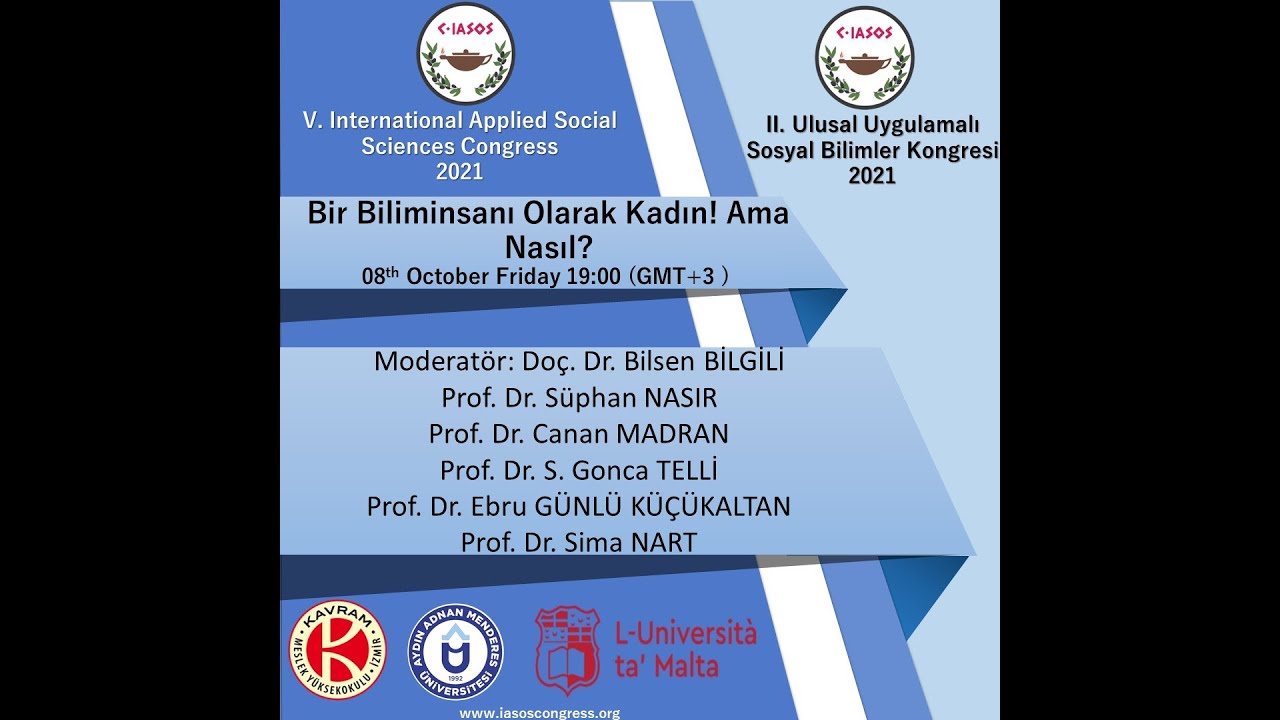 Ciasos Congress Live 'Bir Biliminsanı Olarak Kadın! Ama Nasıl?'