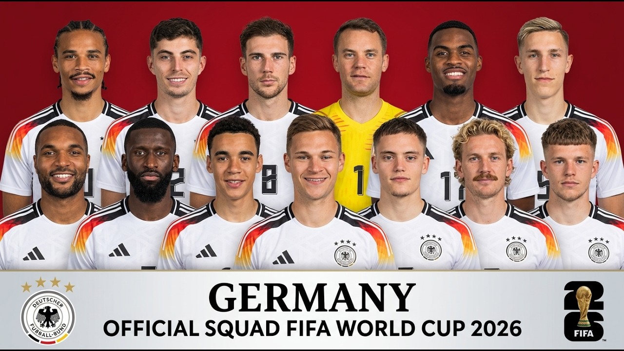 Germany Possible Squad FIFA World Cup 2026: Full Player List tars, Snubs, and Starting XI