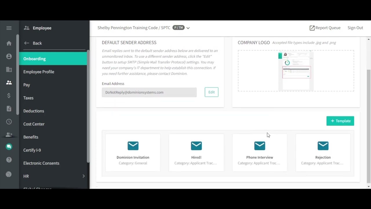 Onboarding - Email Templates
