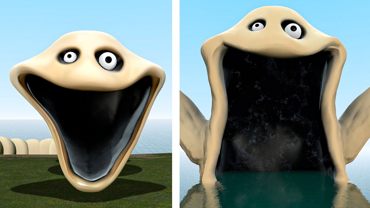 EVOLUTION OF THE ROBLOX HUNGRY WORM INTO THE SEA MONSTER! (GIANT TRANSFORMATION) &mdash; Garry's Mod