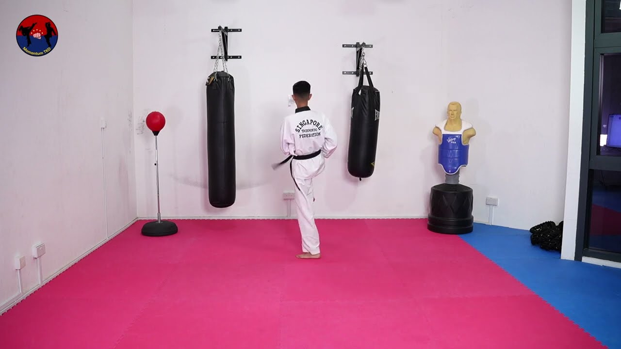 Black Tip Belt Pattern [Taekwondo Poomsae] | Taeguek (8) Pal-Jang