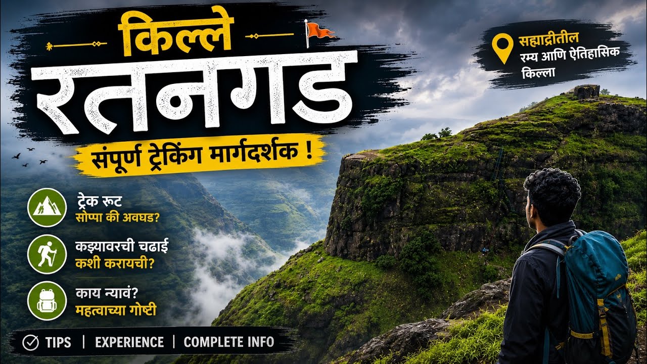 Ratangad Fort Trekking | Pre-monsoon trek in Sahyadri | किल्ले रतनगड