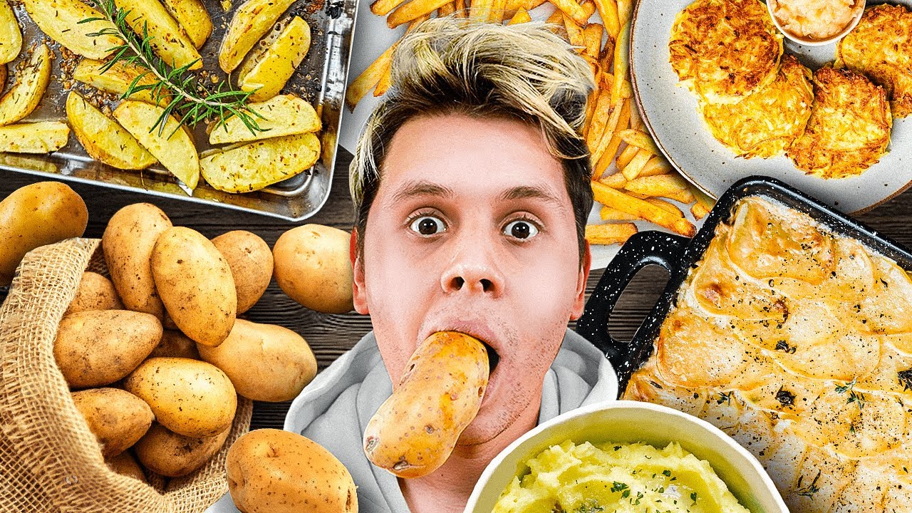 7 TAGE nur KARTOFFEL-PRODUKTE ESSEN🥔(Mit Kartoffeldöner,Bratkartoffeln und mehr)