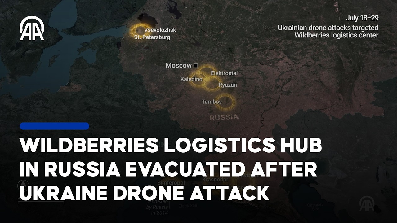 Ukraine drone attack prompts evacuation of Wildberries logistics hub in central Russia