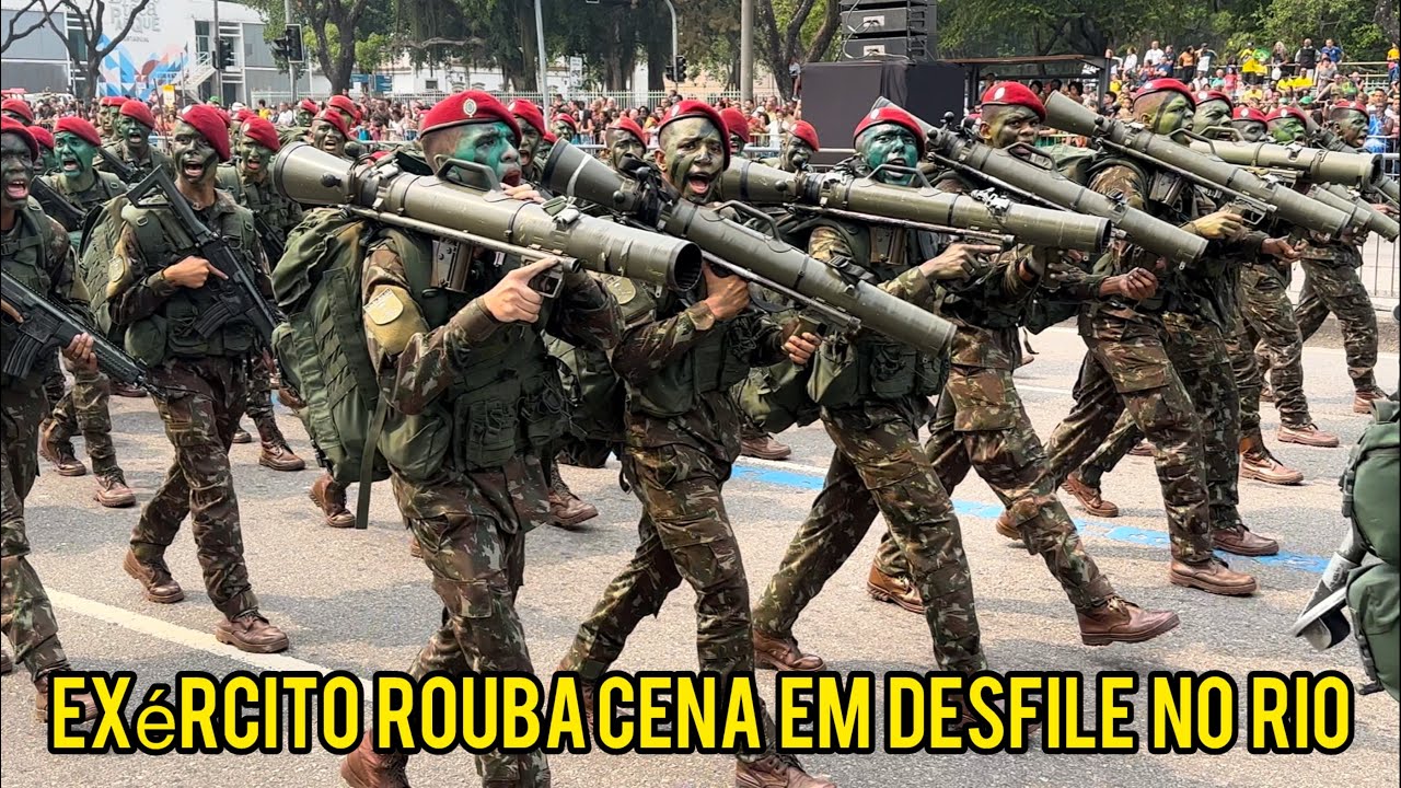 EXÉRCITO ROUBOU A CENA NO DESFILE DO RIO DE JANEIRO 🇧🇷