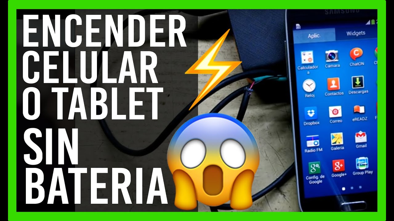 👉Cómo ENCENDER UN CELULAR o TABLET SIN BATERIA🔋 La manera CORRECTA
