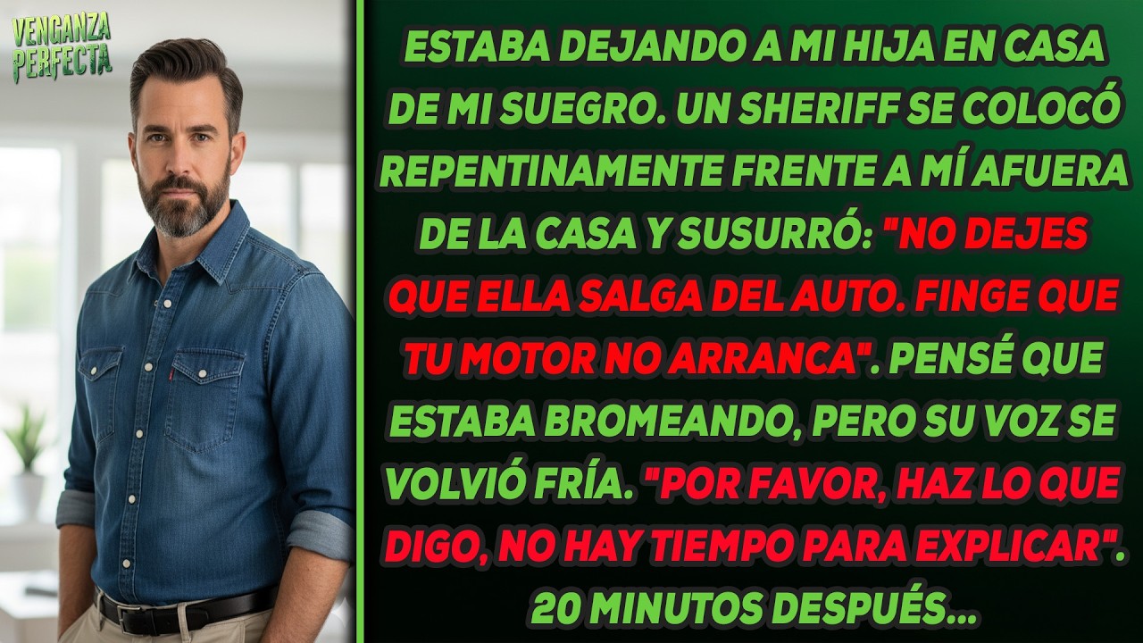 «No la dejes salir del auto», susurró el comandante en la casa de mi suegro. Lo que pasó 20 ...
