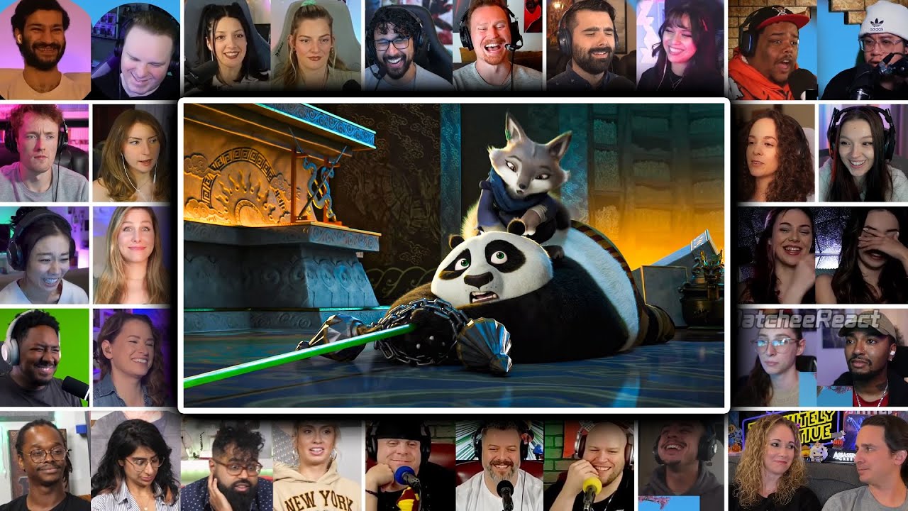 Po Meets Zhen | Kung Fu Panda 4 (2024) Reaction Mashup