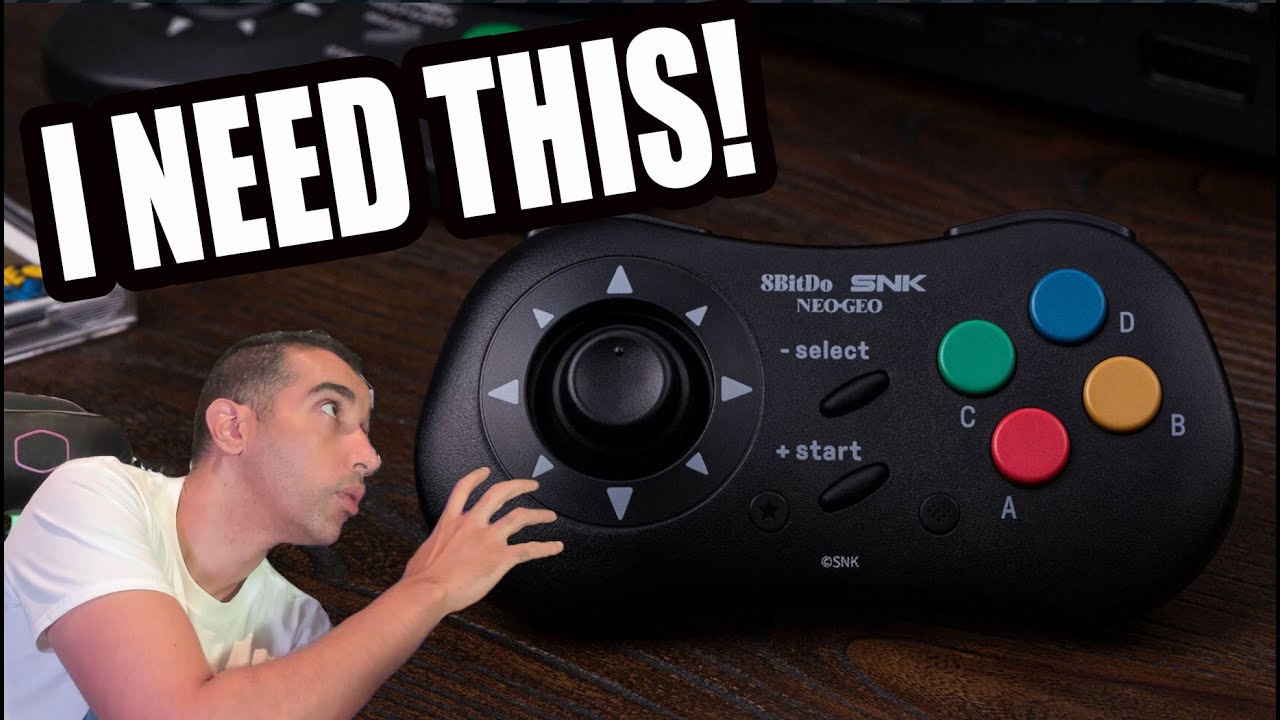 Brand New Neo-Geo CD Controller With Micro Switches Announced!