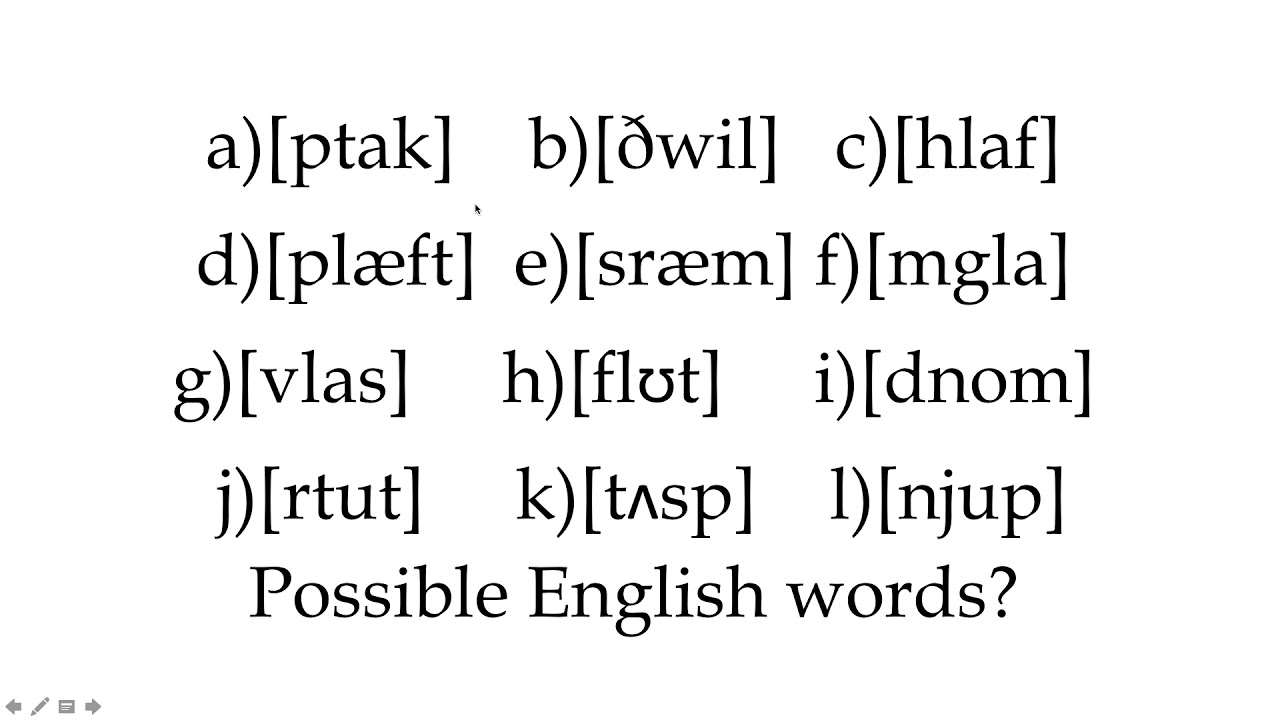 Syllable structure