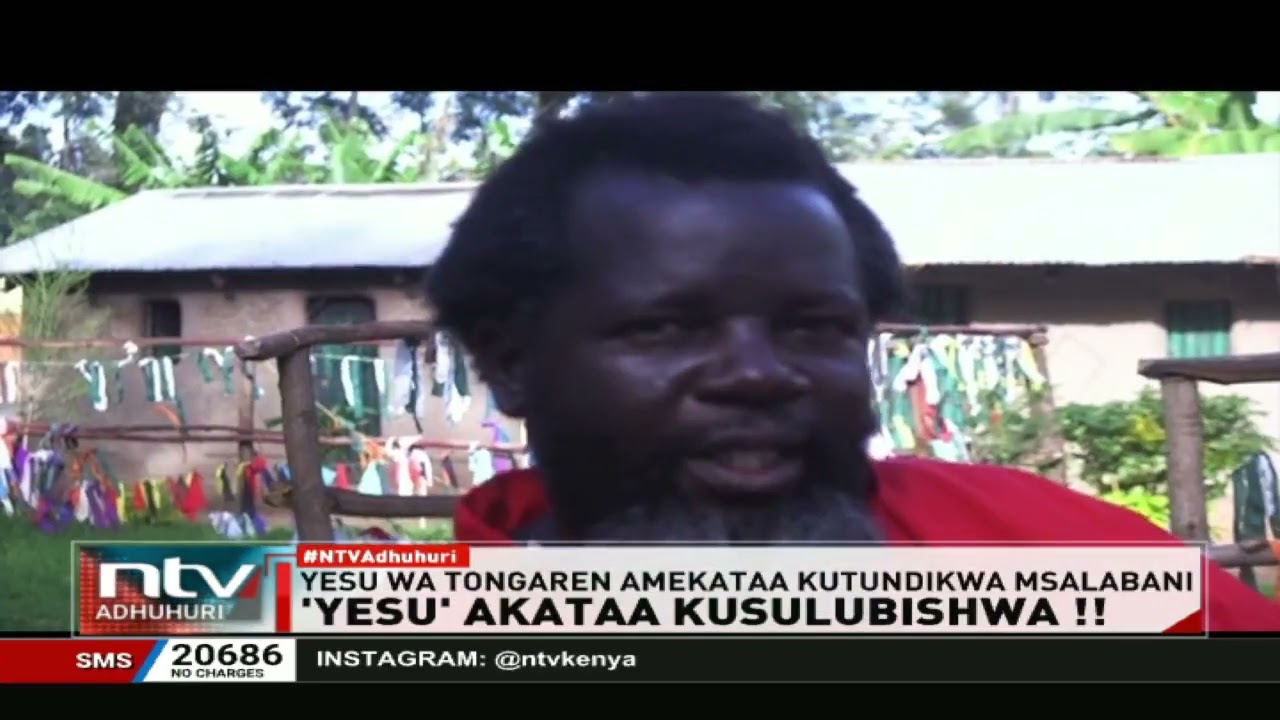 Yesu wa tongaren aingia mafichoni
