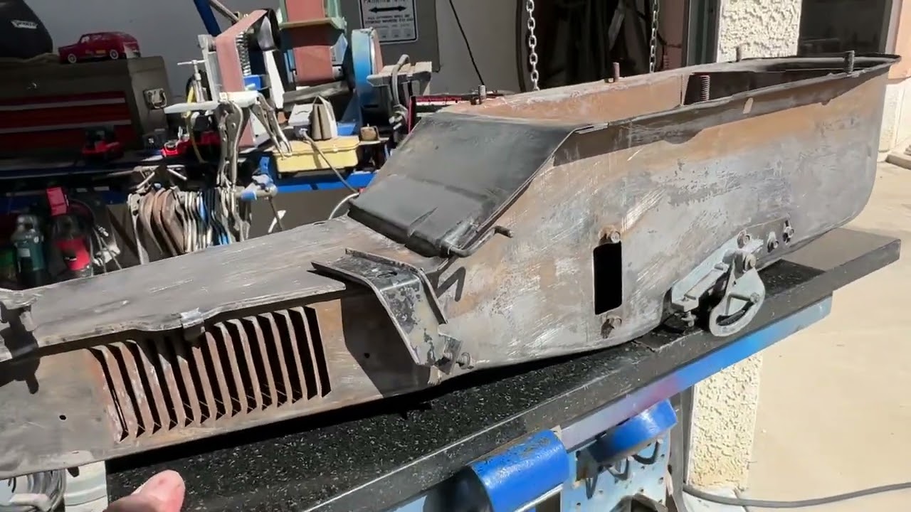1966 Chevelle heater core remove and prep to replace